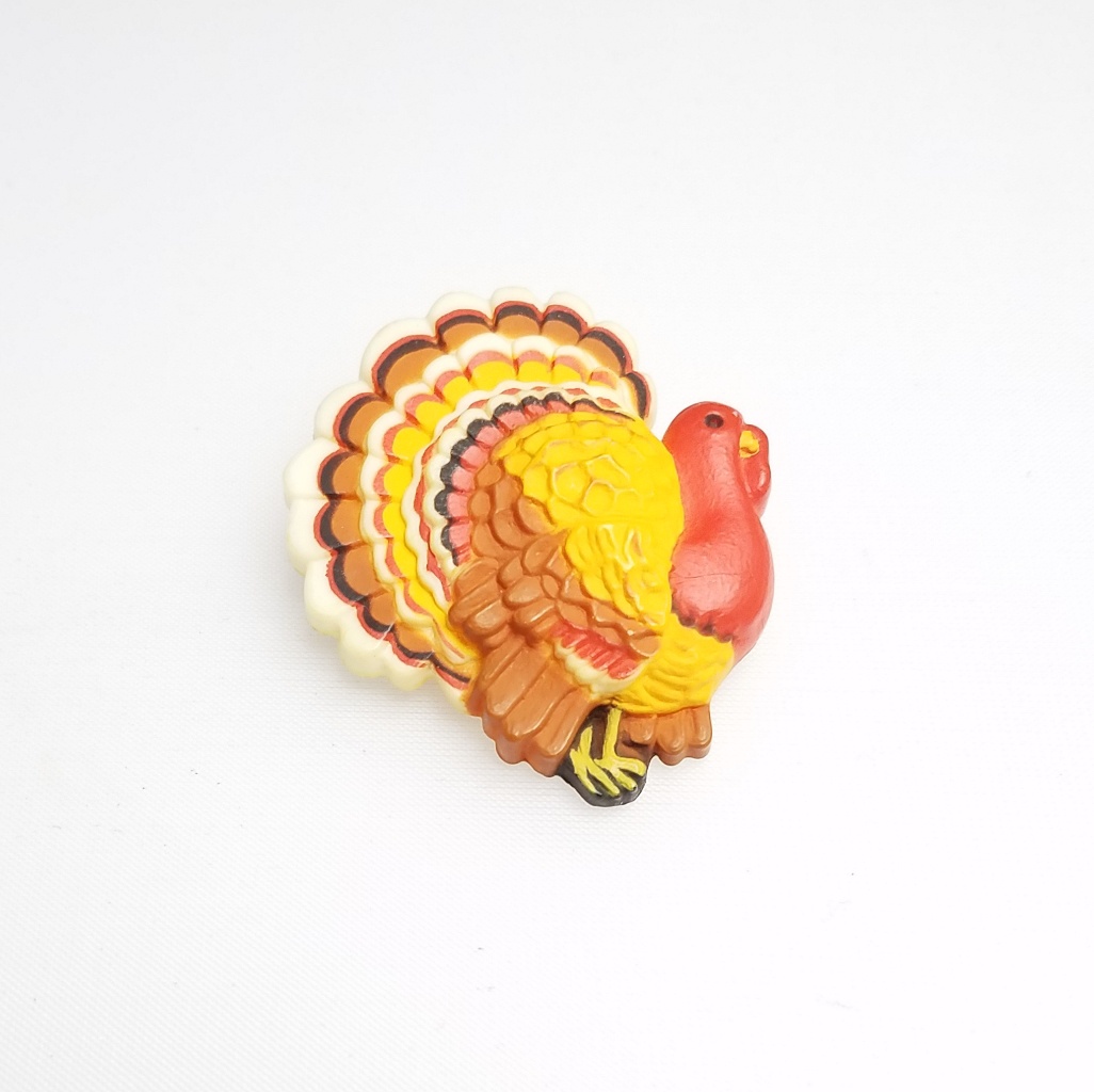 Vintage Hallmark Thanksgiving Turkey Fall Brooch